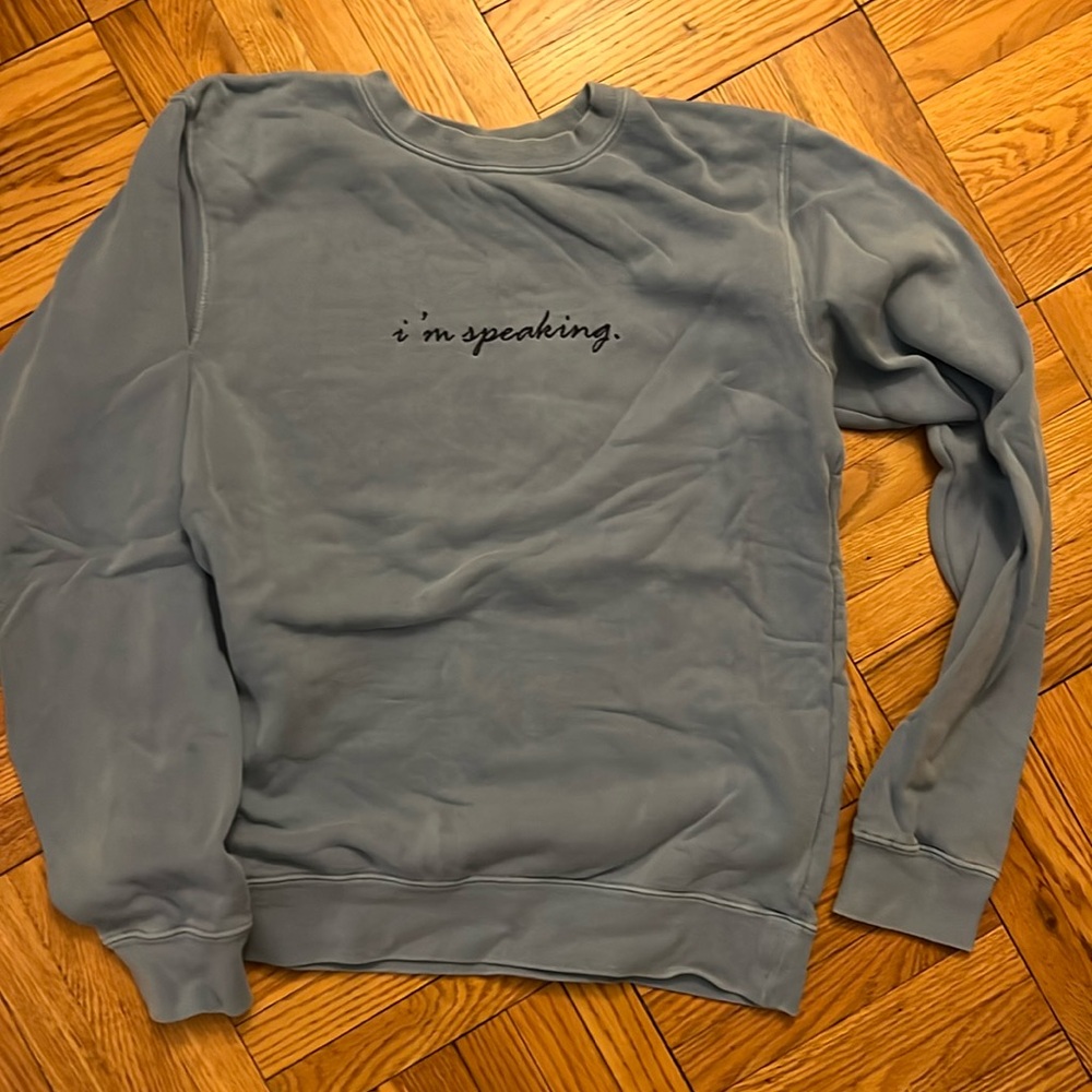 Phenomenal woman blue I’m speaking fleece sweatshirt